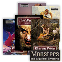 Monsters and Mythical Creatures Series - 15 Hardcover Books